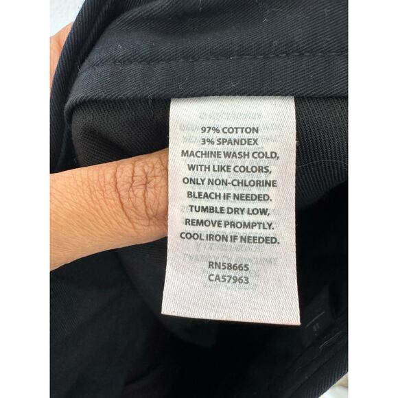 14th & Union Men’s Regular Fit Black Performance Dress Pants 36x32 NWT - Picture 9 of 11